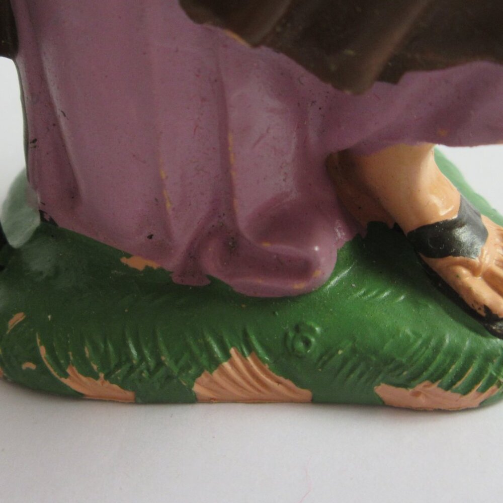 Nativity Christmas Figures Depose Italy Vintage Joseph Mary Baby Jesus Family - Picture 9 of 15